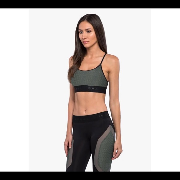 NWT Koral Sweeper Netz Sports Bra in Agave - Picture 3 of 12